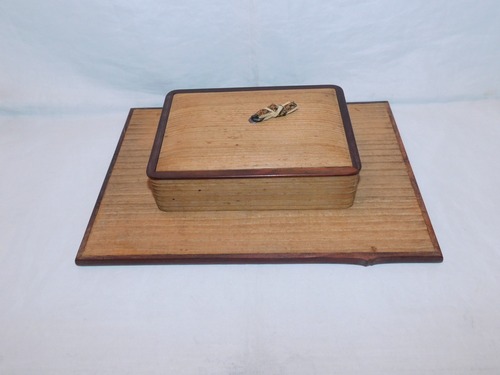 トレー付き箱物　wood ware box with tray
