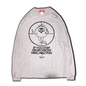 "MONSTER K*LL" L/S TEE (S.GRAY)