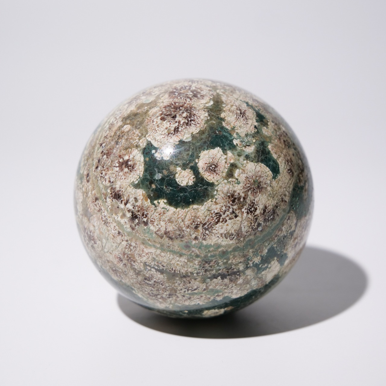 グリーンフラワージャスパー【φ5.0cm】/ スフィア