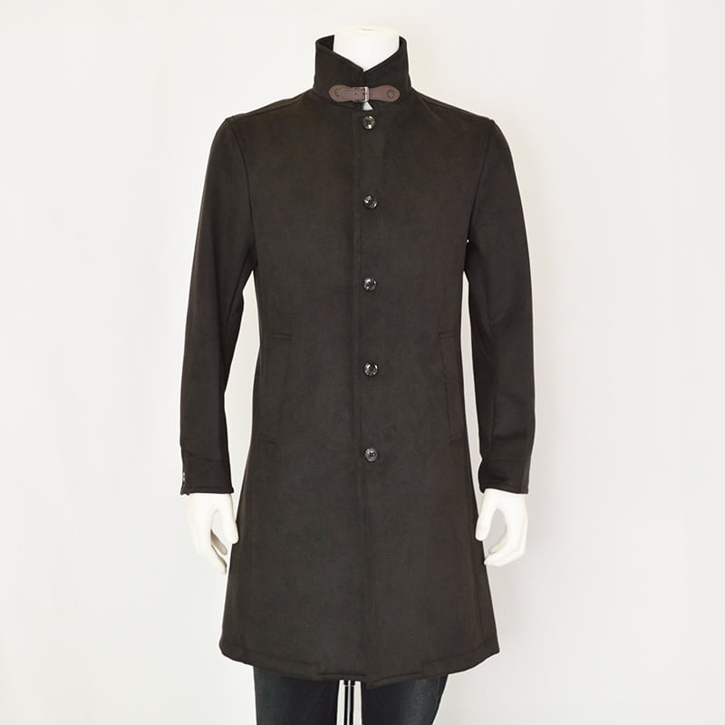 80s90s Italy vintage herringbone wool oversized duffle coat | PAY ID