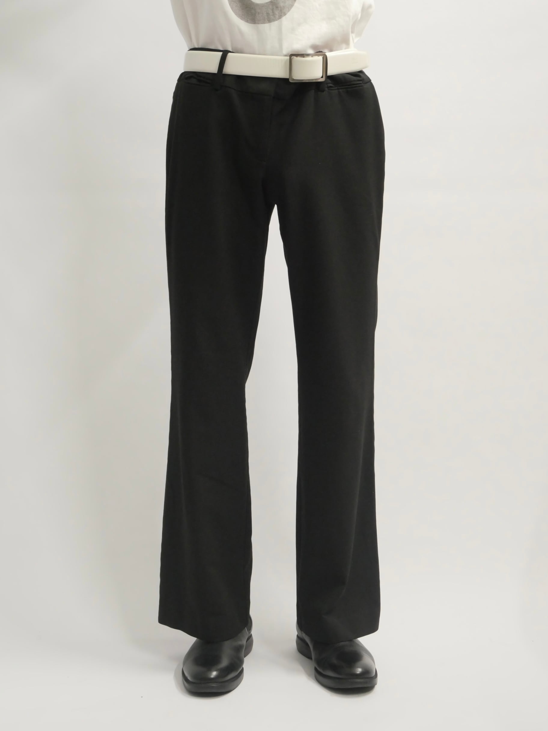 wide flare slacks