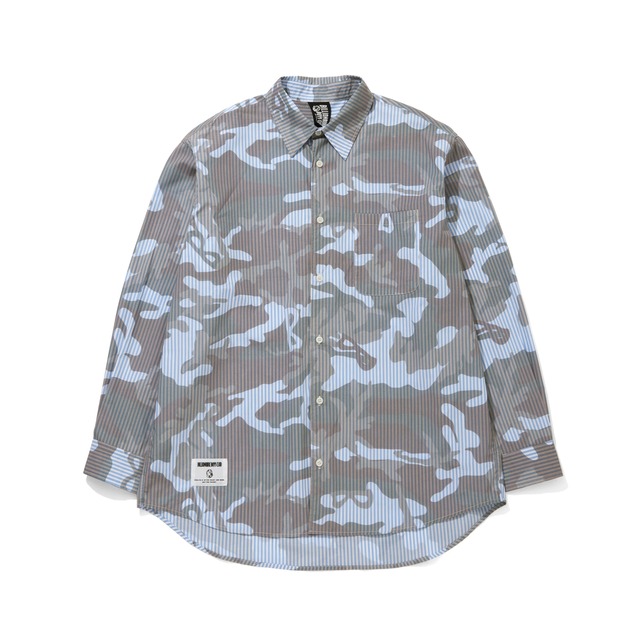 BILLONAIREBOYSCLUB/ICECREAM / B-Camo Cotton Shirt