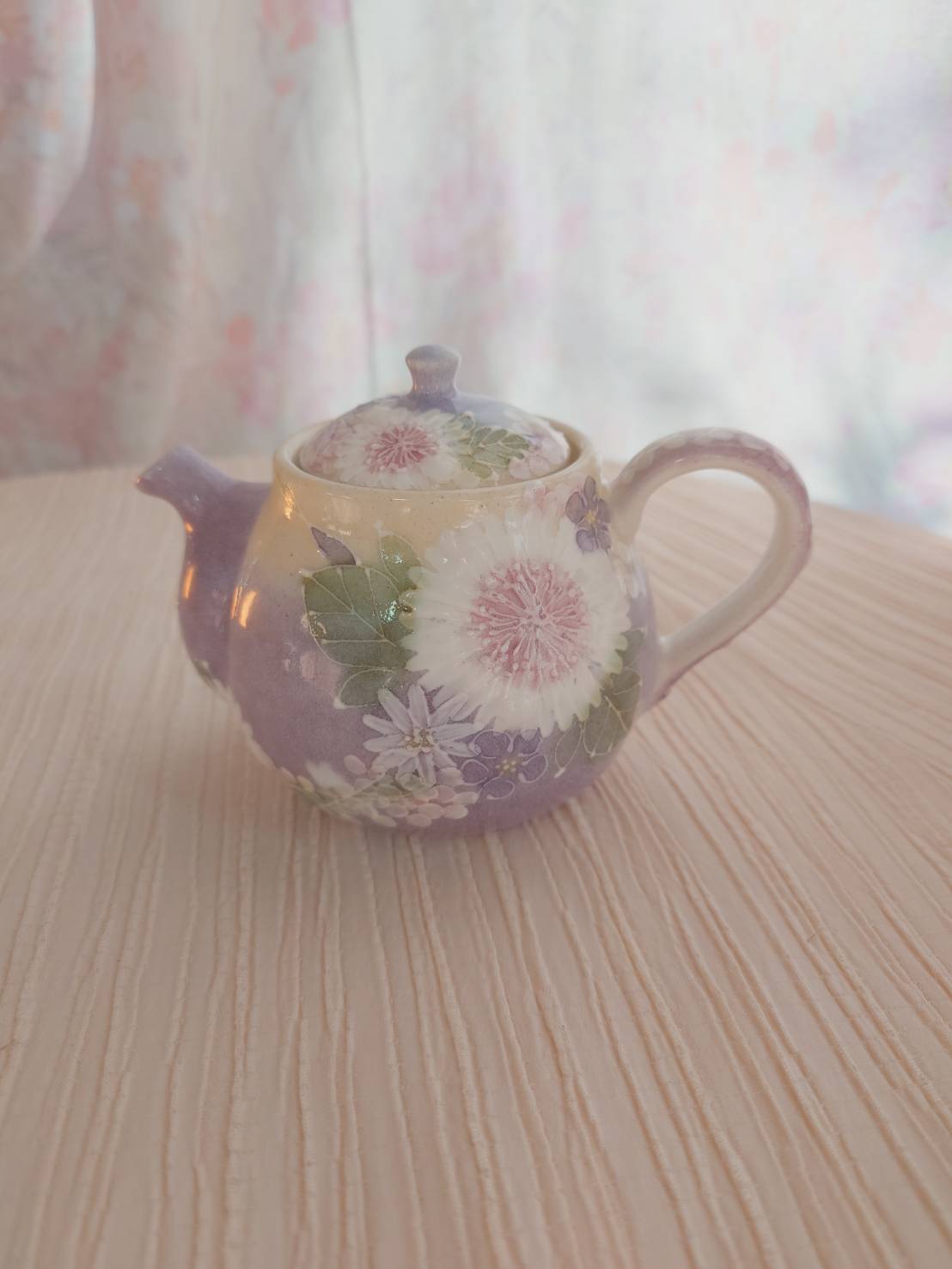 【値下げ中】工房ゆずりは　紫花化粧　プチポット　記念品　プレゼント 値下げ中】工房ゆずりは 紫花化粧 プチポット 記念品 プレゼント 食器