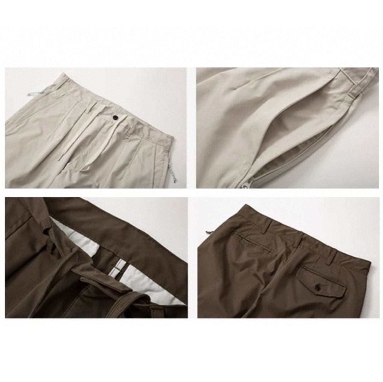 Tapered silhouette drawcord pants 0300 - 20