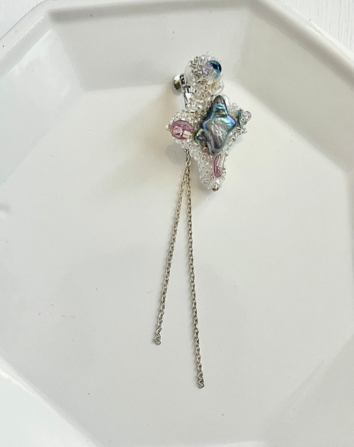 プチガトー 銀河の片耳ピアス