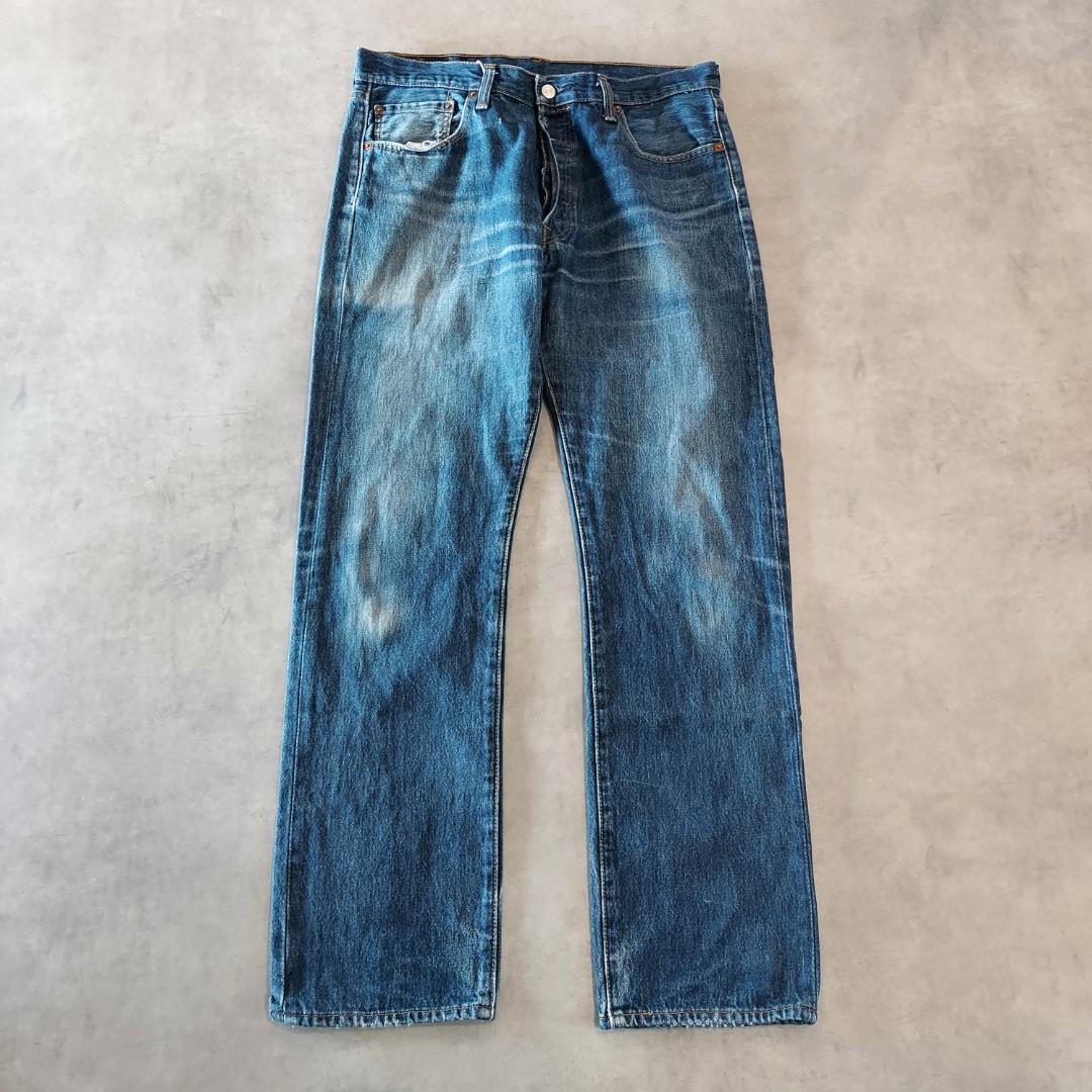 リーバイス501 Levis W34 デニム 古着 鬼ヒゲ ハチノス 20744 | fuufu