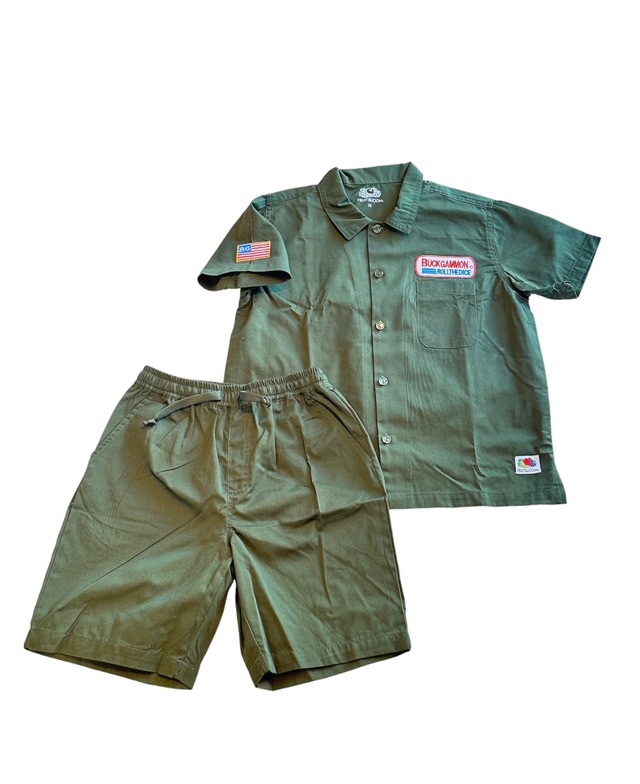 BG Logo Patch Set up Shirt for Kids
