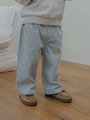 【即納】mini robe /dia denim pants