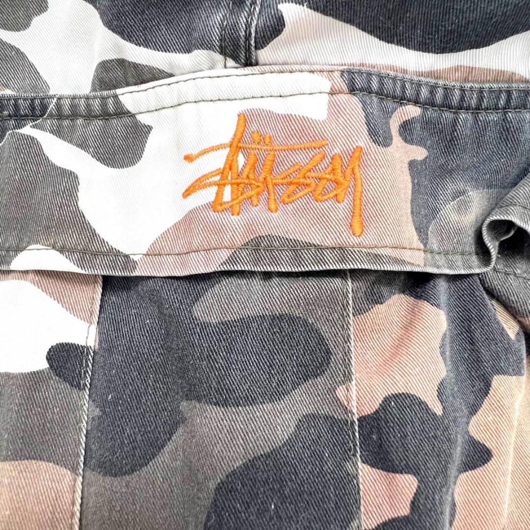 90s USA製 ステューシー カモ柄 カーゴショーツ XL 34 Stussy カーゴ ...