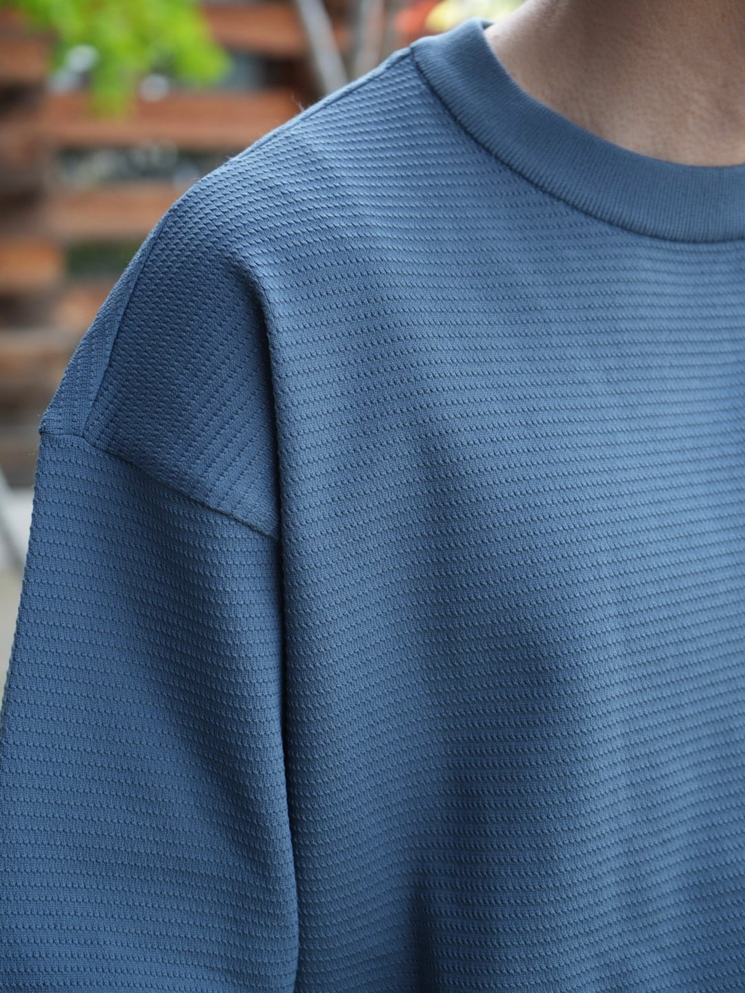 THE NORTH FACE ザ ノースフェイス【S/S Ripple Knit Crew】 | LARGE