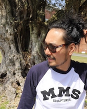 MMS RAGLAN! 3/4 SLEEVE /ホワイトxブラック