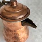 銅製ポット　ジャグ　水差し　蓋付き　12kwec22　