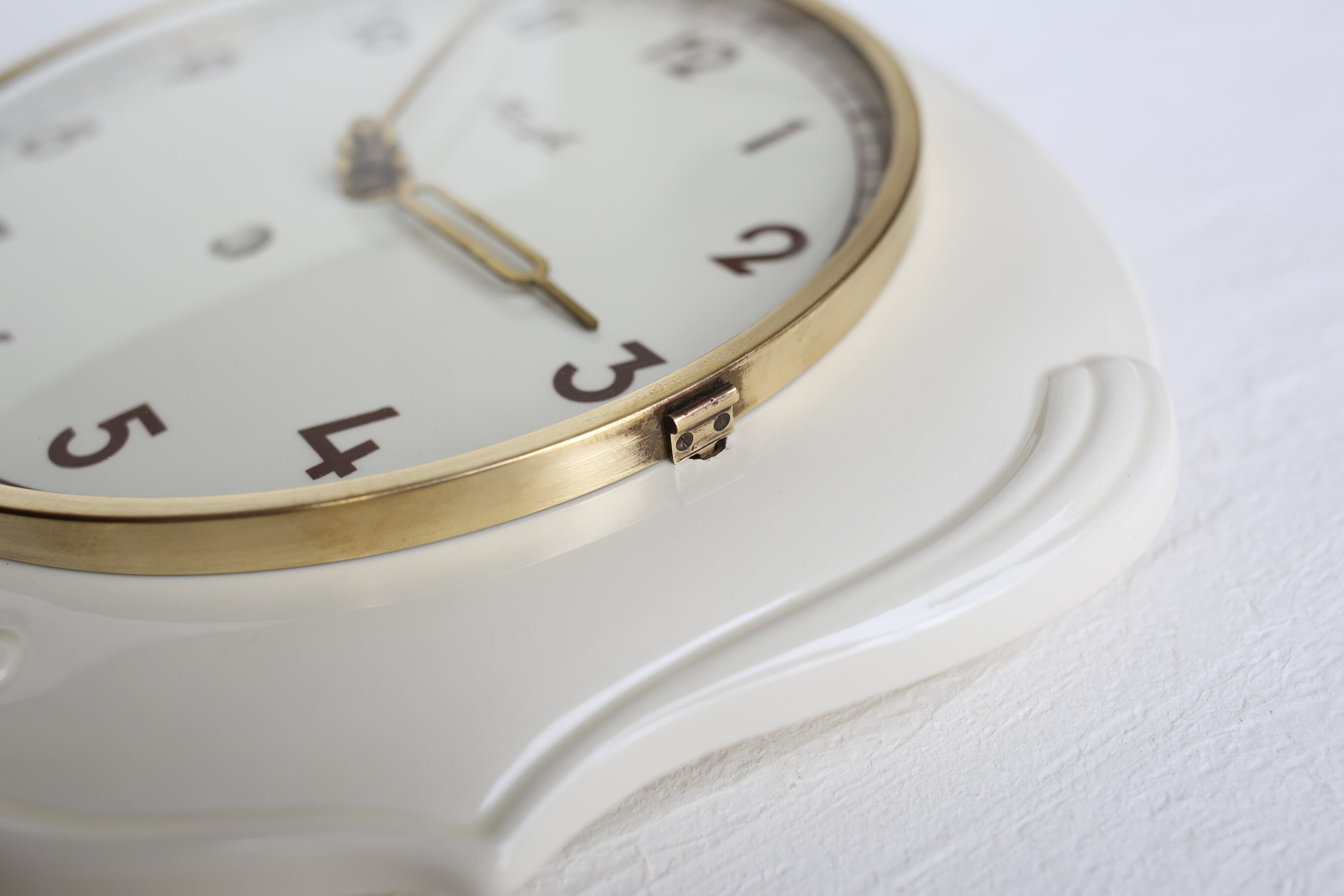 ドイツ アンティーク ヴィンテージ Kienzle キンツレ 陶器 壁掛け時計