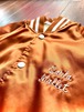 70s HOWE ATHLETIC APPAREL Nylon Sattin Chain Stitch Stadium Jacket Made in U.S.A - Tennessee Memphi-  / Size MEDIUM