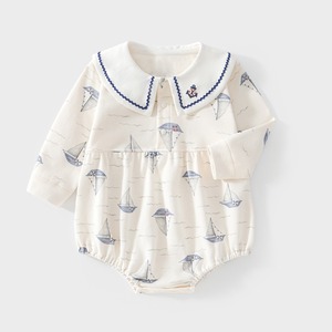 【BABY】ヨットセーラーロンパース