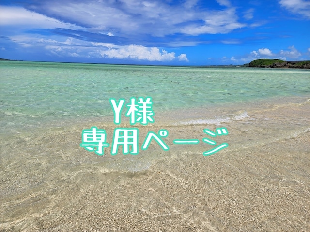 Y様専用ページ