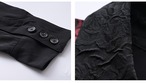 Rose-embroidered shirt 2color 【G1125】