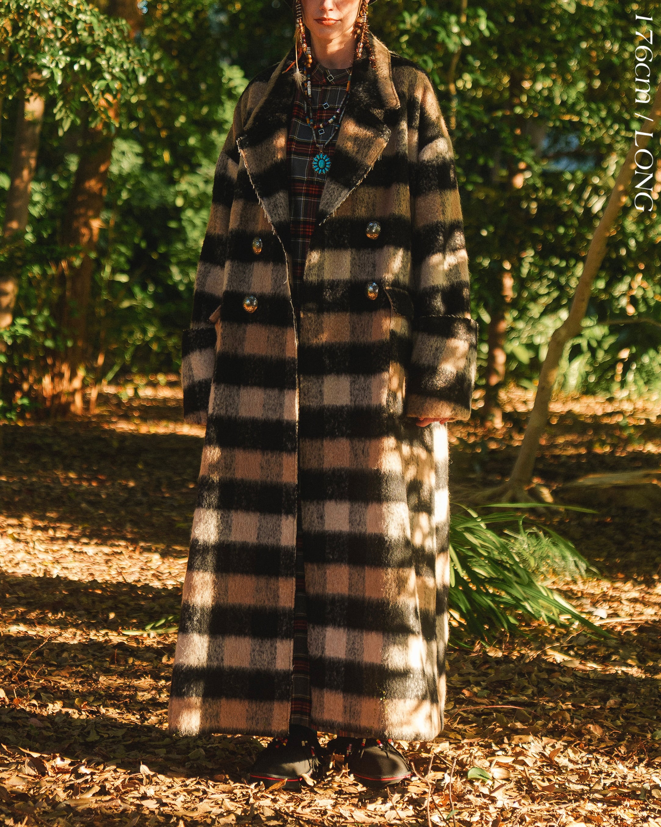 Wool Gown Long Coat / ウールガウンロングコート | AMBERGLEAM