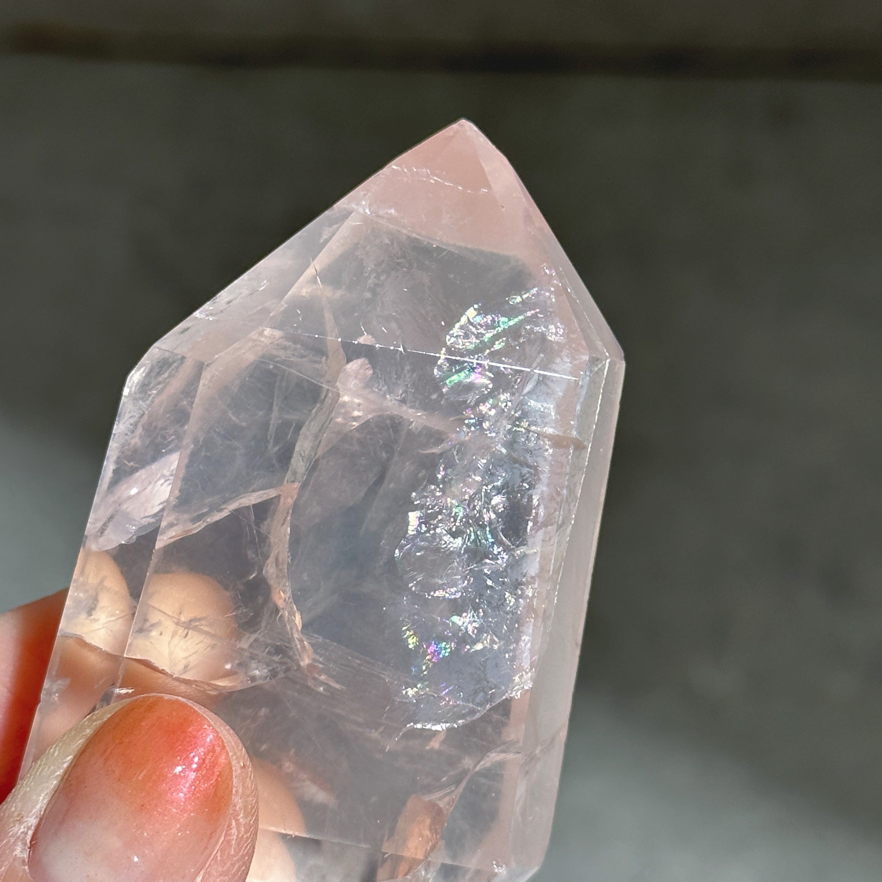 ローズクォーツタワー41◇ Rose Quartz Tower ◇天然石・鉱物