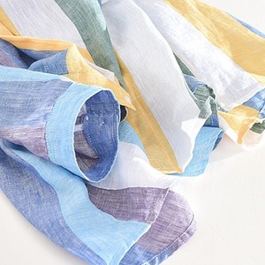 Pastel Stripe Linen Shirt / パステル ストライプ リネン シャツ