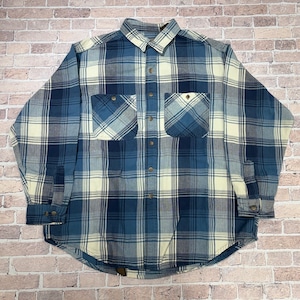 ST JOHN'S BAY FLANNEL CHECK SHIRT OLD