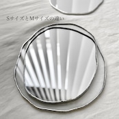 PUDDLE MIRROR PLATE / M / W115×H100 / FELT