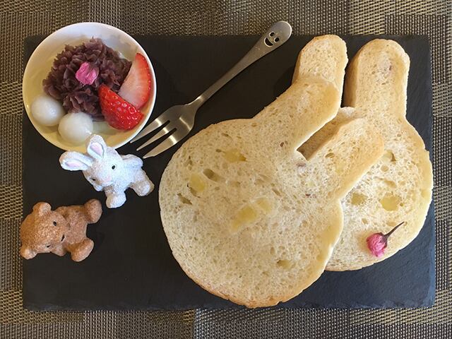 ふんわりさつまいもうさぎ食パン