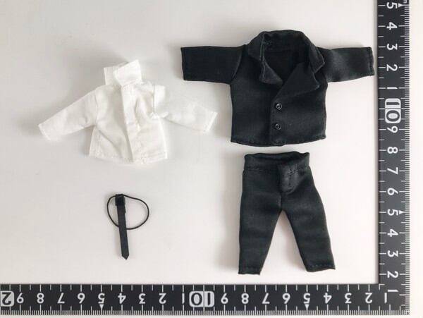 オビツ11 スーツセット 白黒 - おもちゃ