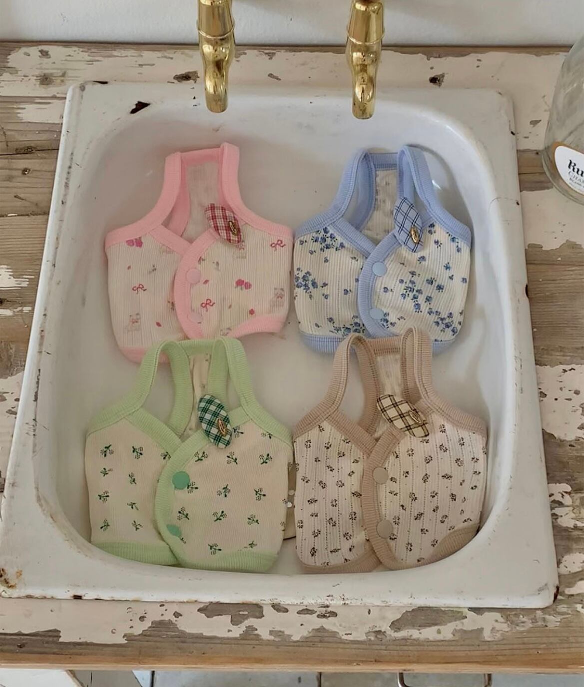 【seenii】pipo! crop top (Green)