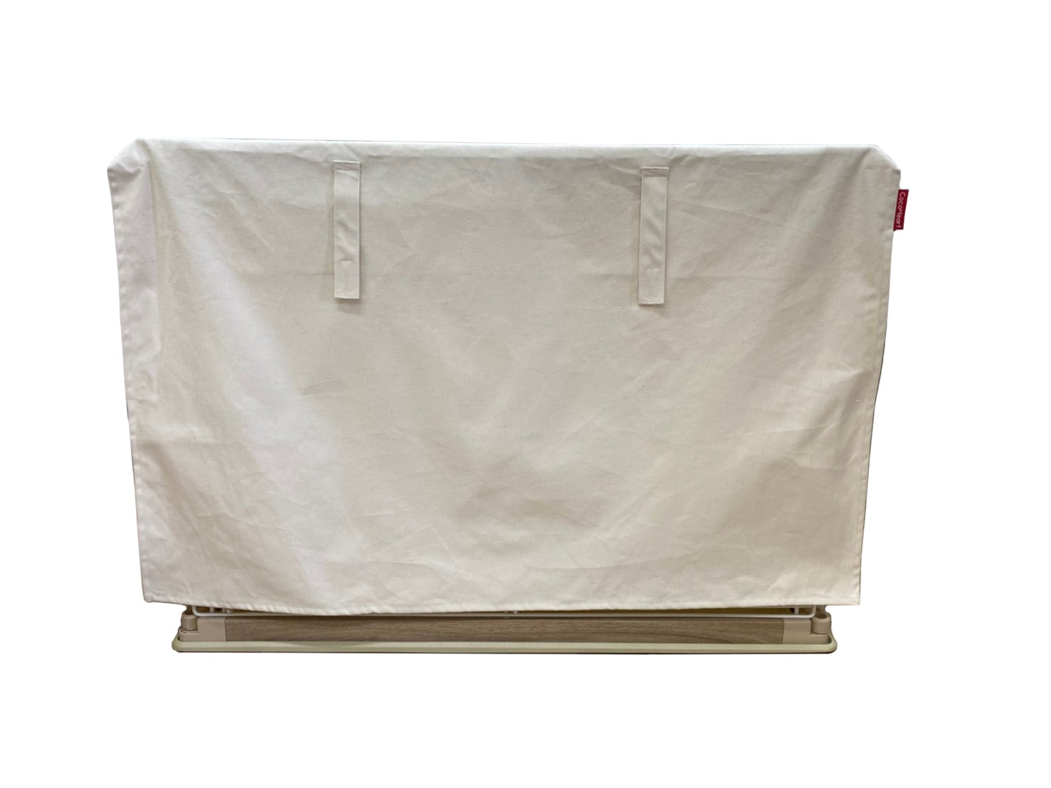 1段用 ケージカバー Bタイプ（縫製・帆布/綿100％）オフホワイト（生成り色)ペットサークルカバー