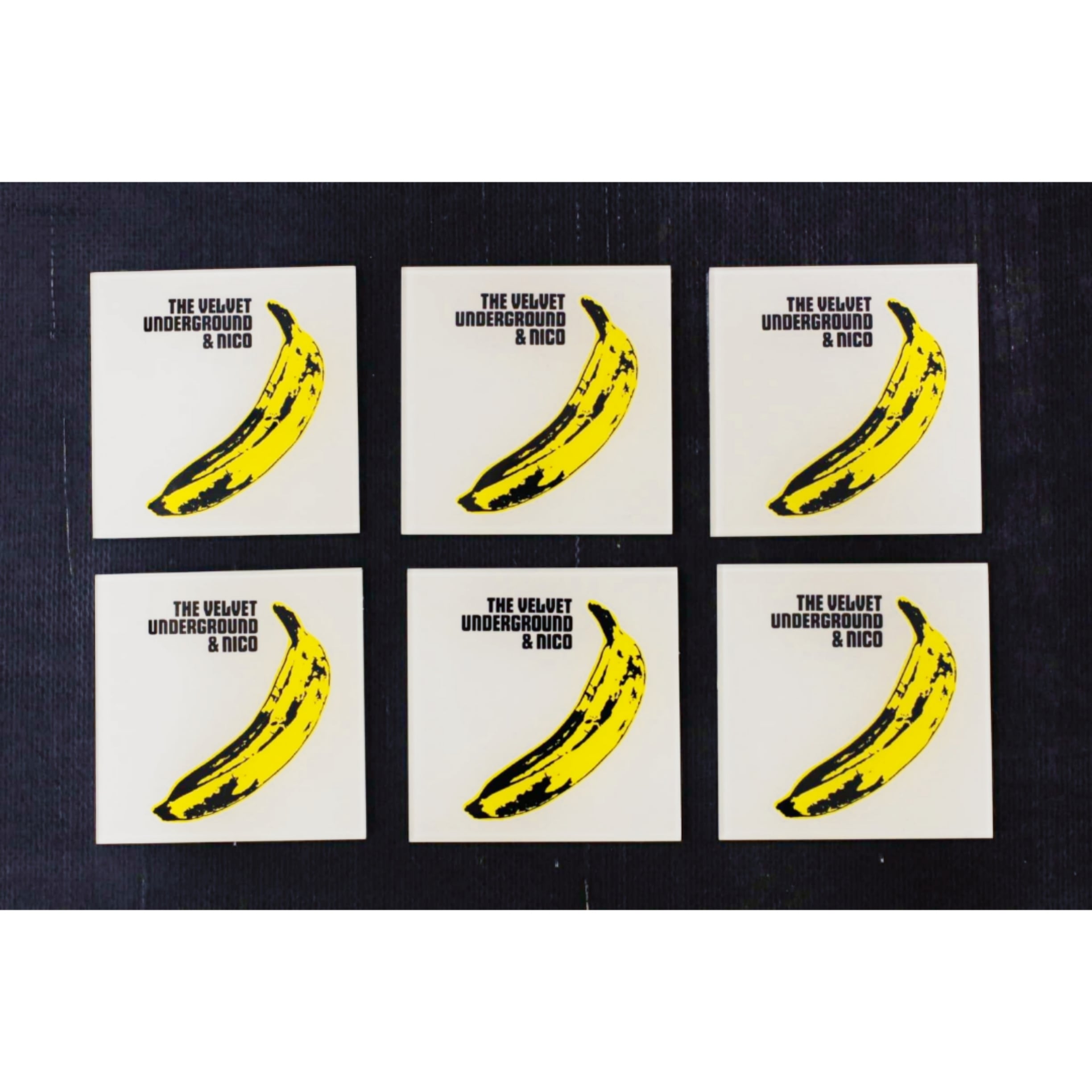 Andy Warhol（アンディウォーホル）バナナ6枚セット：浜松雑貨屋　C0pernicus