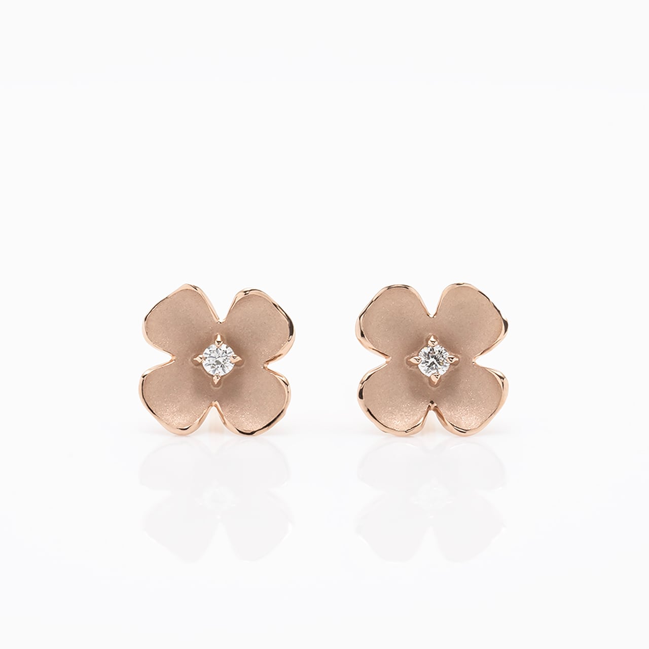 K18PG 「花水木」(ハナミズキ)ピアス ¥330,000 | rizjewelry