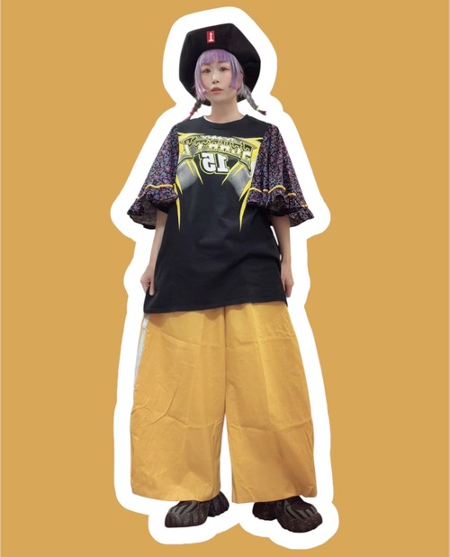 【9/27(日)21:00-9/30(水)12:00まで限定❣️】+R / Line pantalon（イエロー）