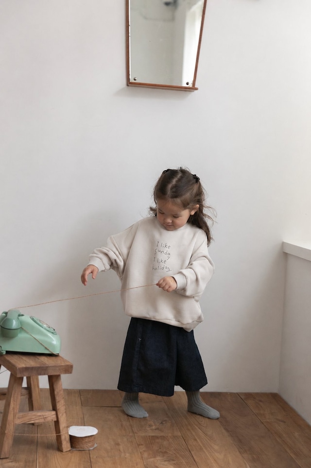 《予約》送料無料【oatmeal】Like Sweatshirt