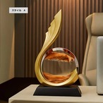 動く砂のアート　置物　置き物　流砂絵　砂絵　砂　流れる　サンドアート　3D　装飾品　家の装飾　装飾　インテリア　おしゃれ　面白い　癒し　風景　ガラス　サイエンス雑貨　ガラスのアートワーク　部屋の装飾　ホームデコレーション