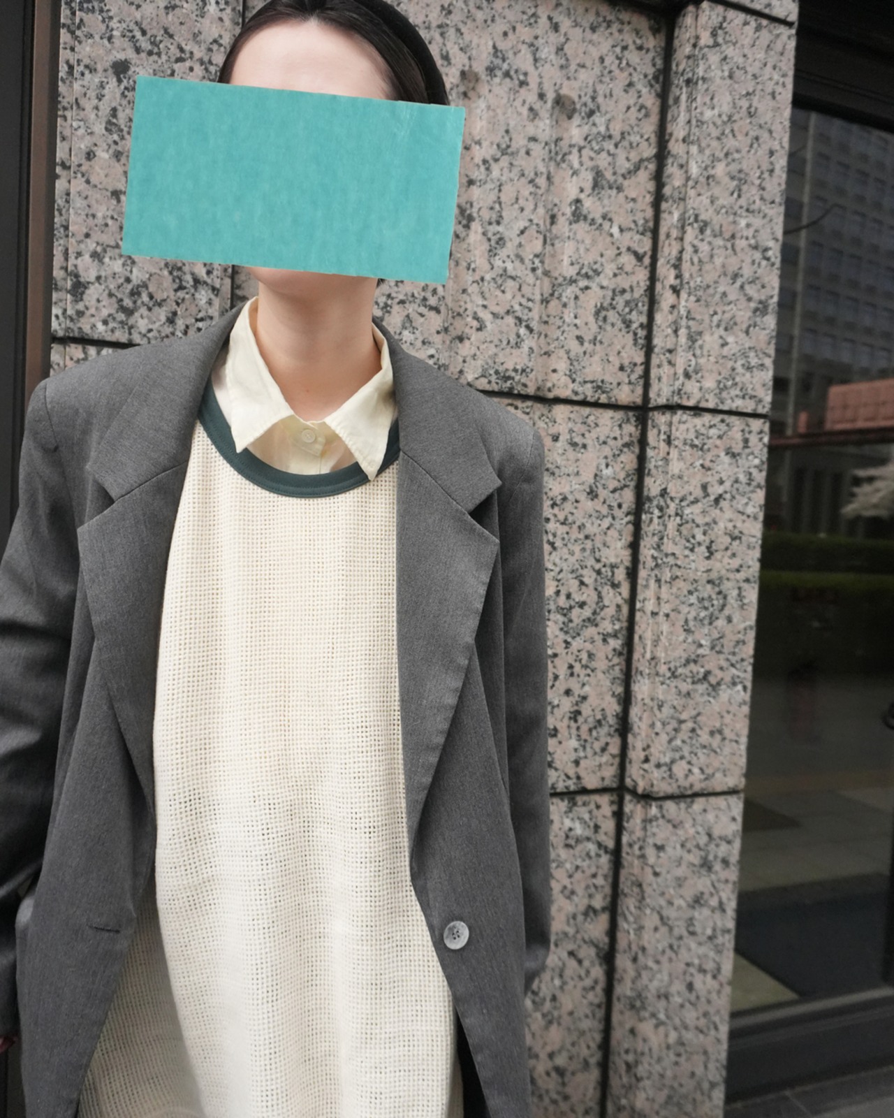 refomed "COTTON LAYERED MESH BIBS 〔OFF〕"