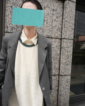 refomed "COTTON LAYERED MESH BIBS 〔OFF〕"