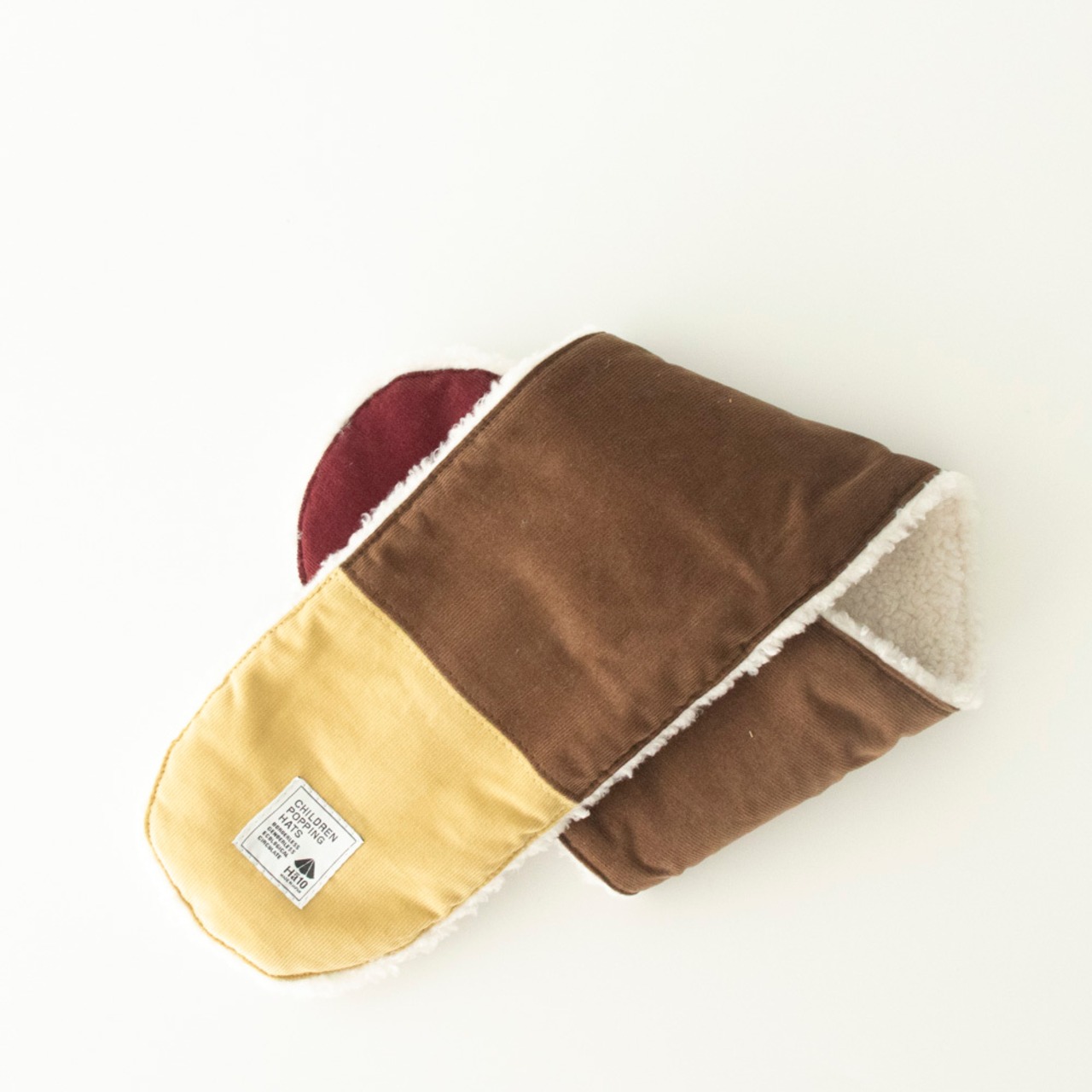 ボアマフラー【マルチレモンイエロー】ブランド 子供 帽子 男の子 女の子 男女兼用 日本製 冬 出産祝い キッズ ギフト