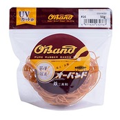 輪ゴム オーバンド #16 < 50g透明袋 > アメ色 一般的な標準サイズ 少量 包装 ゴムバンド 全サイズ73 共和