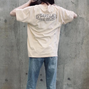 'EKAHI ロゴTシャツ ナチュラル