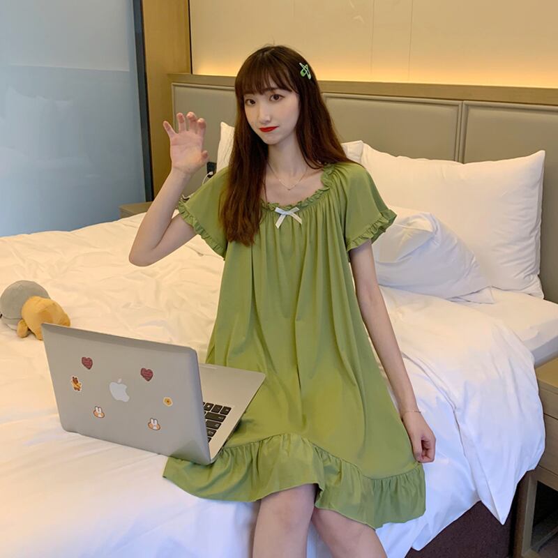 サマー薄手レッド 大人ガーリー スウィート キュート カジュアル 夏物 試着室16615707035