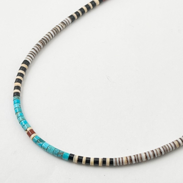 【再入荷】《Indian Jewelry》 ヒシ（ヒーシー）  ネックレス　ブラウン