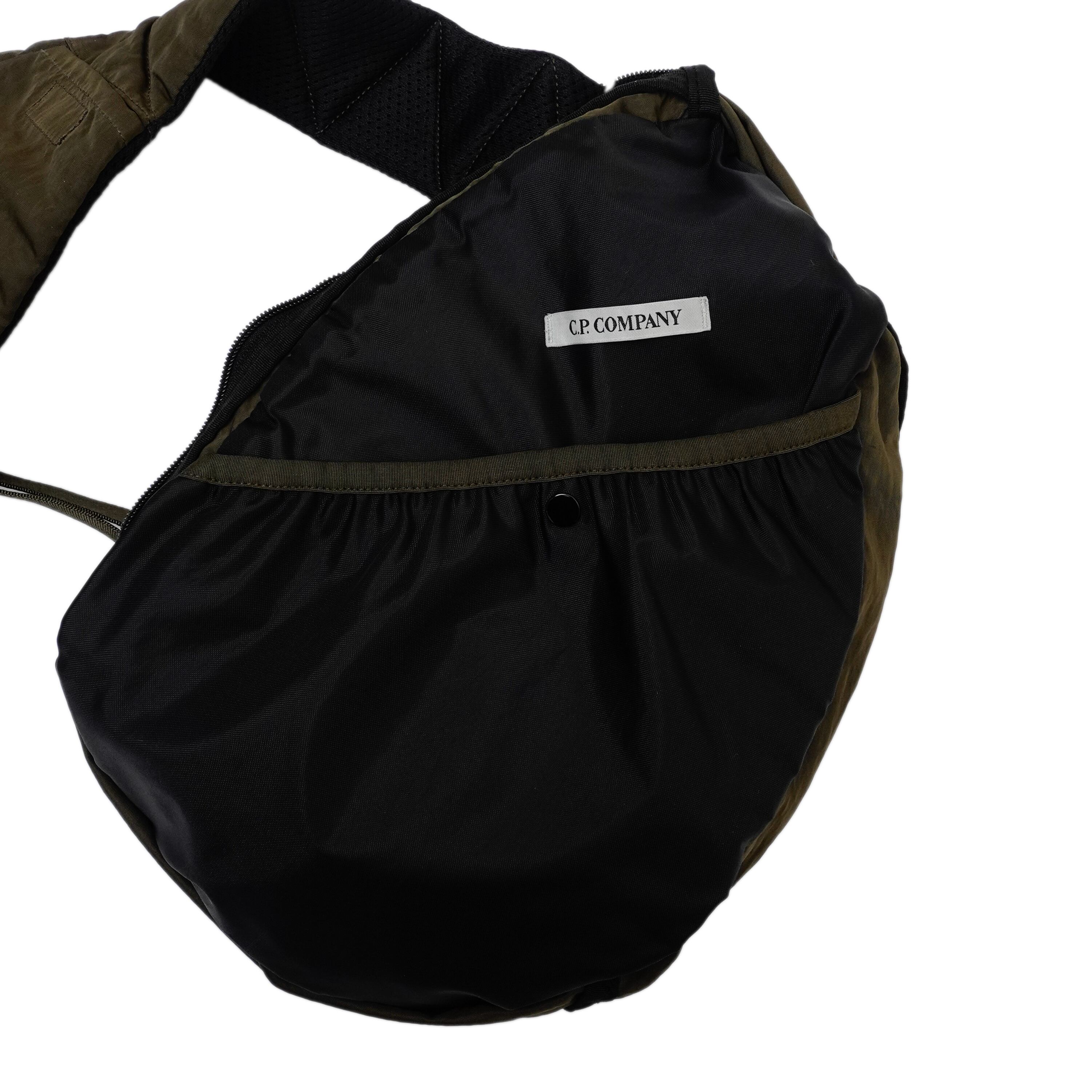 C.P. COMPANY NYLON B CROSSBODY BACKPACK (IVY GREEN) | SO SHOP