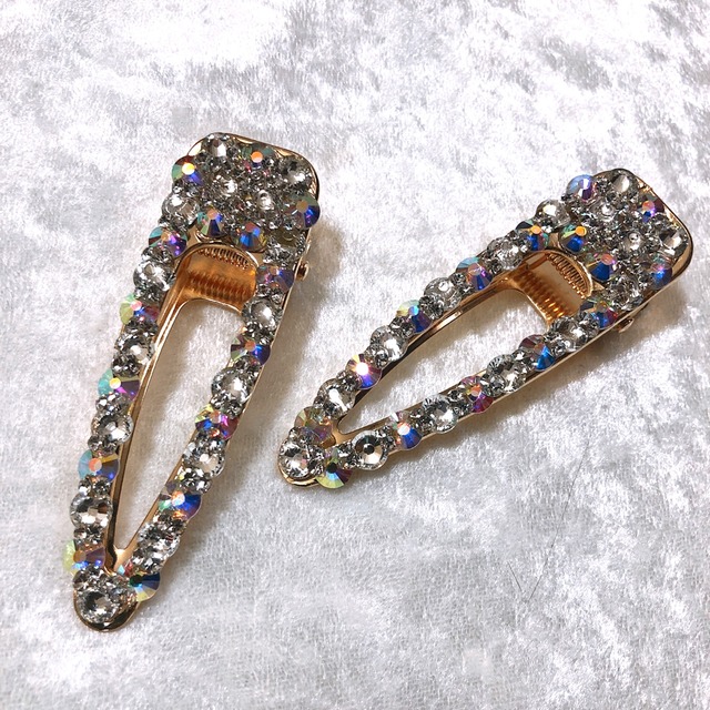 【即納】Rhinestone big hair clip