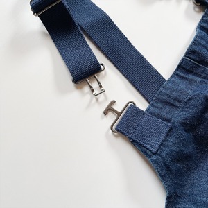 Switched pocket overalls (navy)