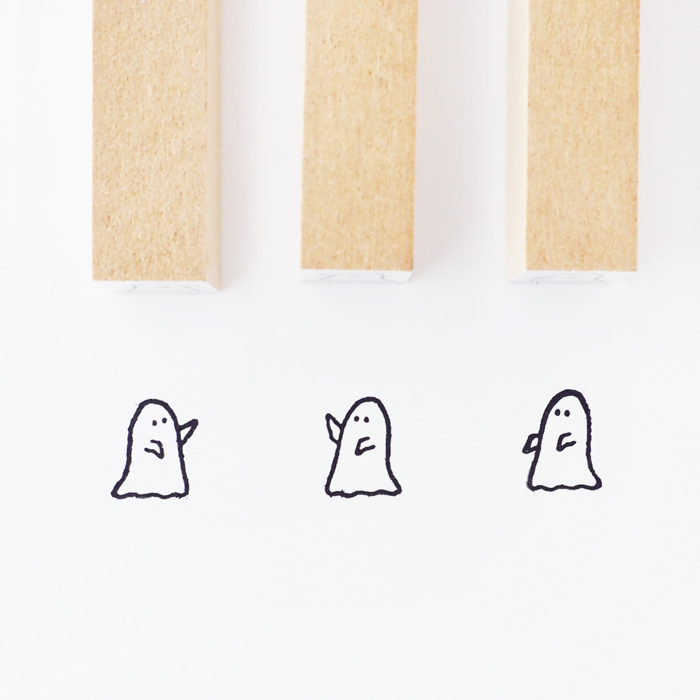 SP】よいイタズラしかしないオバケちゃん セット｜ポコヌルスタンプ