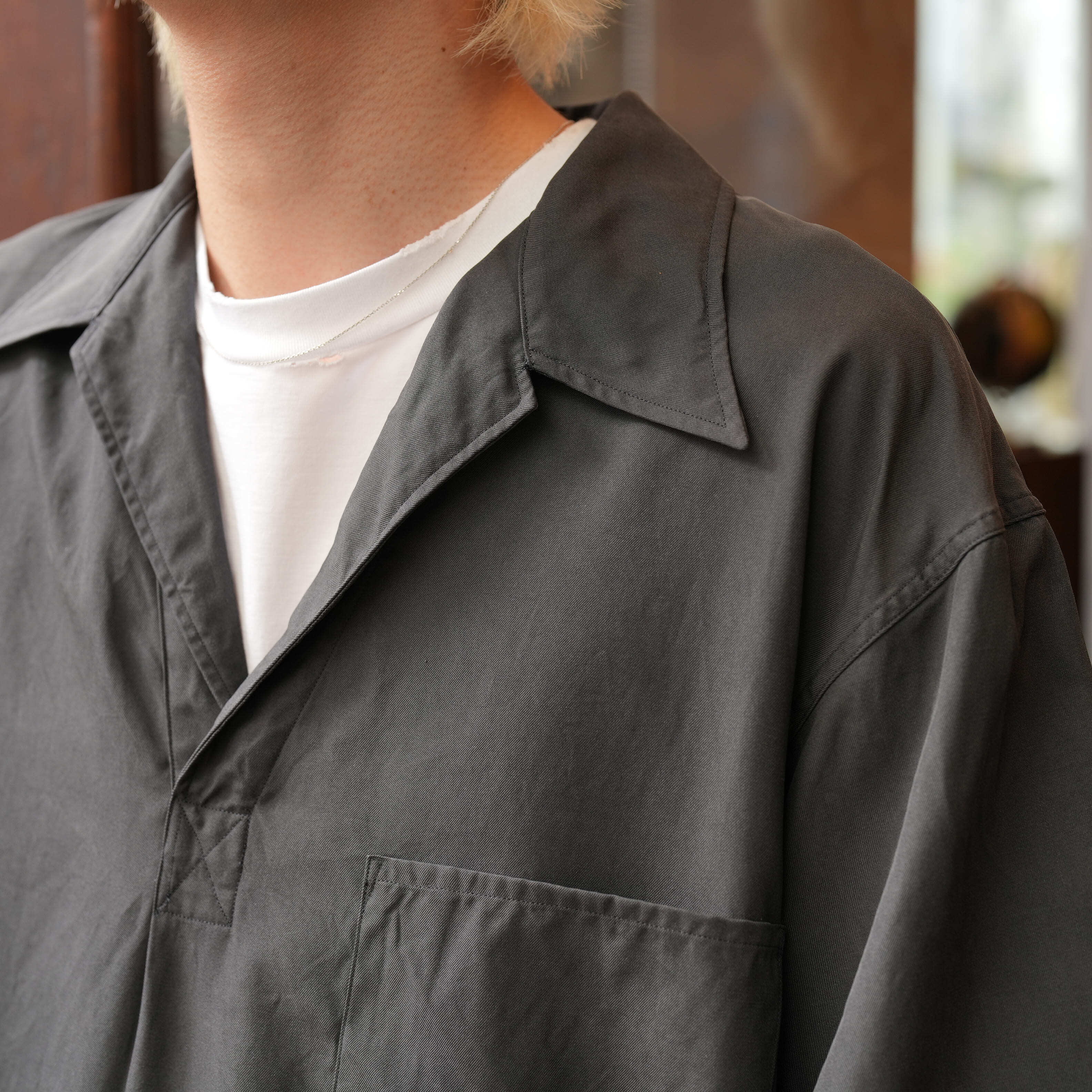 KAPTAIN SUNSHINEストールキャプテンサンシャイン/コットン×シルク KAPTAIN SUNSHINE(キャプテンサンシャイン) 26SS 