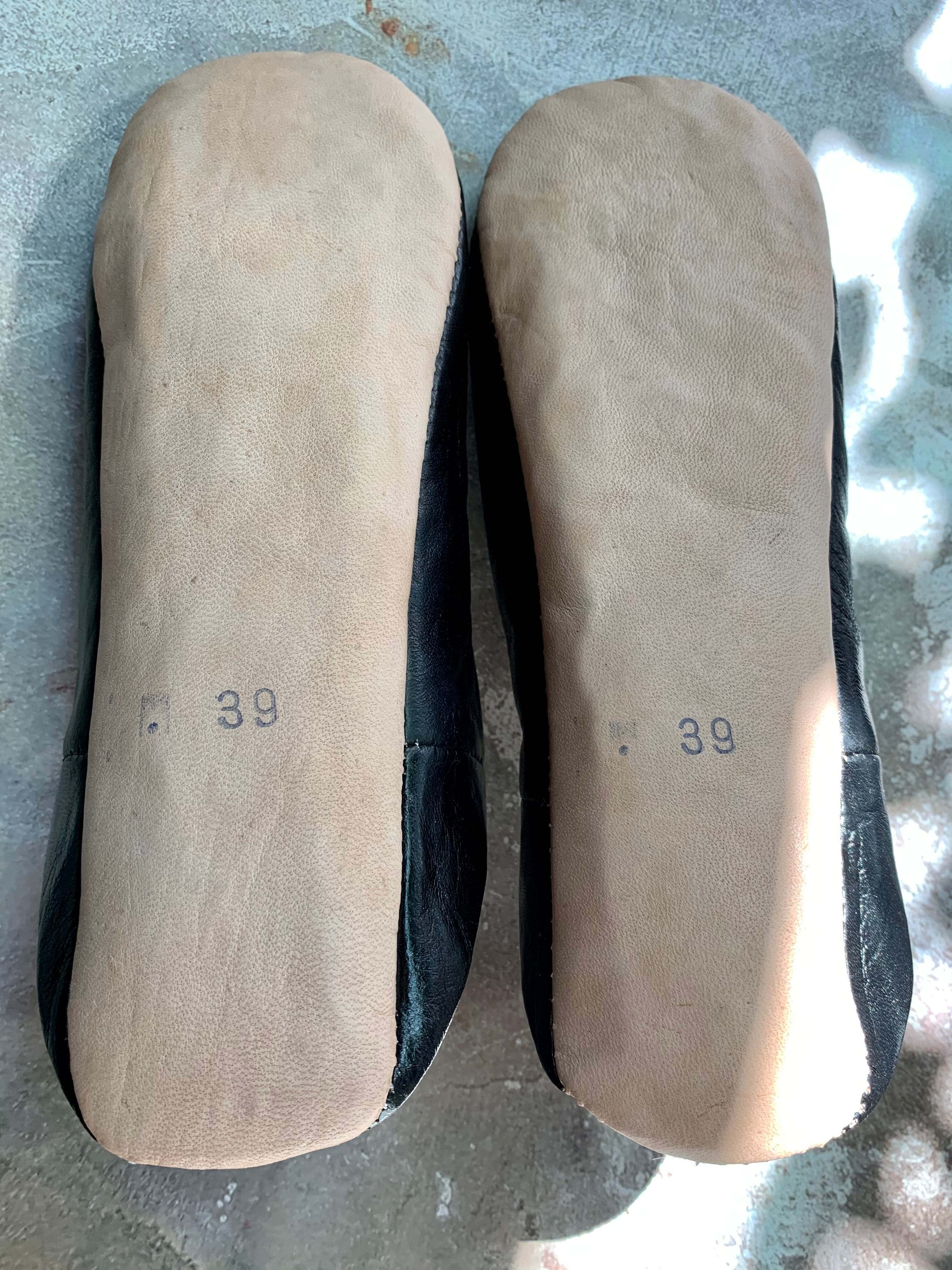 モロッコキラキラバブーシュ(カラフル)