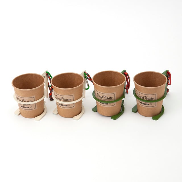 組立式/アイアン紙コップホルダー 4個set