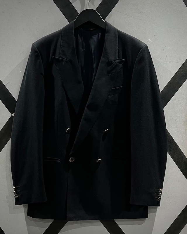 【X VINTAGE】80’s “Pierre Cardin” Double Breasted Wool Tailored Jacket